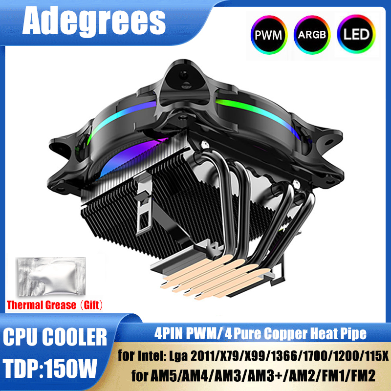 Cpu Heatsink - Refroidisseur d'air pour processeur X99, ventilateur