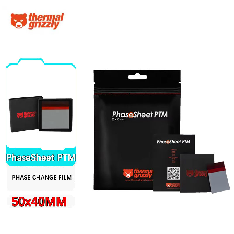 Thermal Paste - Feuille de graisse thermique Grizzly Phase