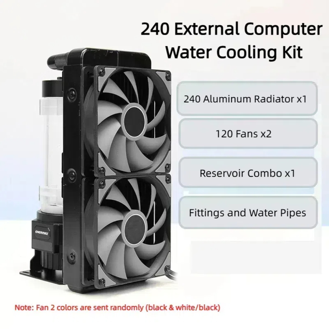 External Radiator Water Cooling Kit - Kit de radiateur en aluminium pour
