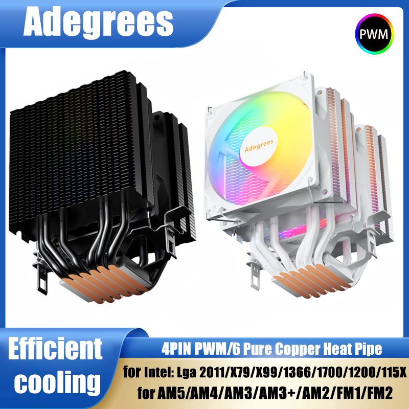 Air Cooler Cpu - Refroidisseur d'air pour CPU AM4, 6