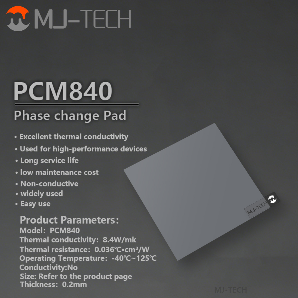 MJ-TECH PCM840 Pad à changemen - Thermal Paste avis et prix