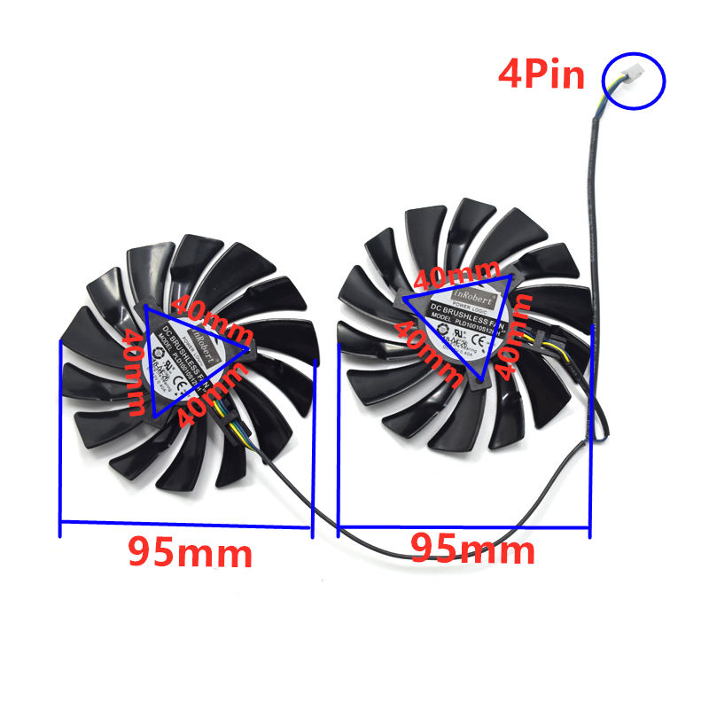 2Pcs 95mm PLD10010S12HH Ventil - Cpu Cooler avis et prix