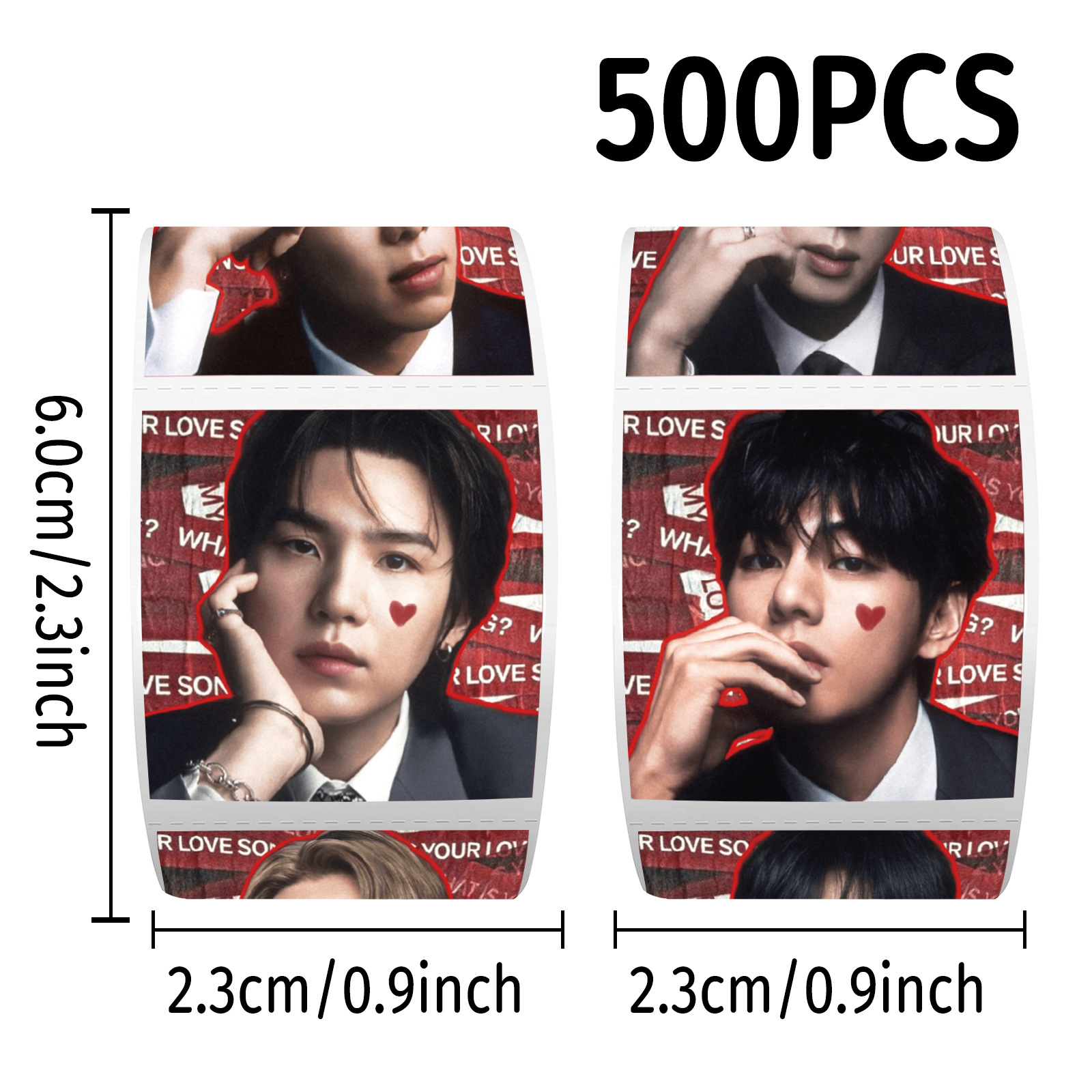 Autocollants en rouleau K-pop  - Case Fan avis et prix